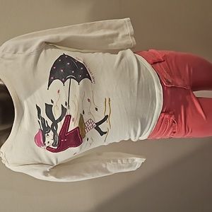 Gymboree Girls Cozy Owl Long Sleeve Shirt - Size 4